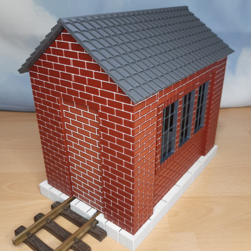 Lokschuppen für Feldbahnloks – Maßstab 1:22,5