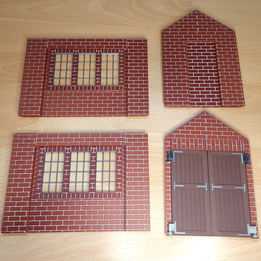 Lokschuppen für Feldbahnloks – Maßstab 1:22,5