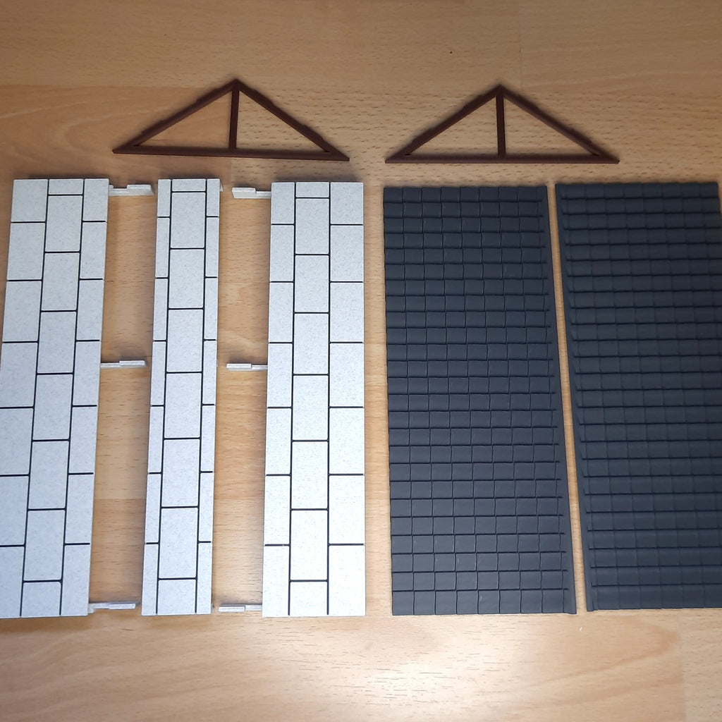 Lokschuppen für Feldbahnloks – Maßstab 1:22,5